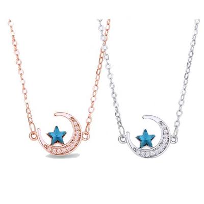 China Beautiful And Generous Moon Pendant Necklace Of No Superior Fashion Nickel Free for sale