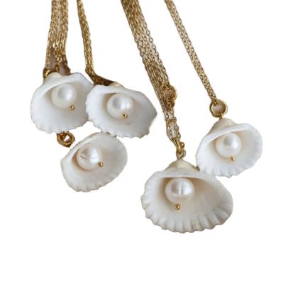 China Trendy and Trendy Ladies Shell Necklace of No Modern Simplicity Nickel Lead Free for sale