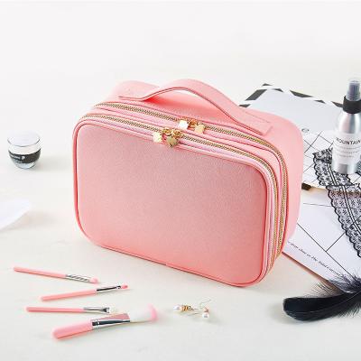 China PU Colorful Summer Small Fashion Zipper Bags For Travel Toiletry Handbag Cosmetic Case Makeup Bag Gift Sets for sale