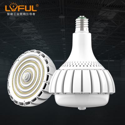 China Warehouse Intelligent RS1 IR Radar Photocell Sensor Wi-Fi BT Control High Bay Light E40 Tuya Smart Lighting Fixture Patent 80W 100W 150W for sale