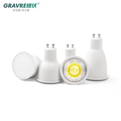 China Residential Factory Stock Gu10 Led Bulb plastic aluminum infrared Spotlight for sale