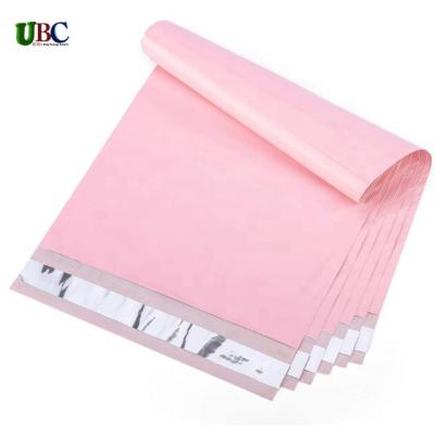 China Stock Wholesale Eco-friendly Custom Material Printing Shipping Marble Pink Bags Mailing Bag Polymailers For Baby Clothing for sale