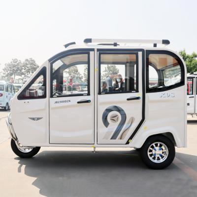 China 2023 New Design Hengtop EV Electric Tricycle Low Price Leather 3 Wheel Enclosed Electric Tricycle China 5 Door Tuktuk for sale