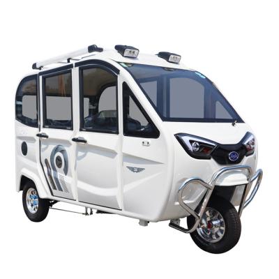 China Mini New Energy Leather Vehicle 3 Wheel Electric Tricycle Enclosed Electric Tricycle China 5 Doors for sale