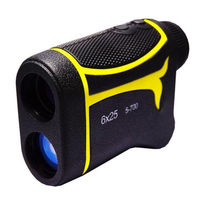 China 6x Golf Laser Bow Hunting Rangefinder Flag Lock Vibration Continuous Scan Speed for sale