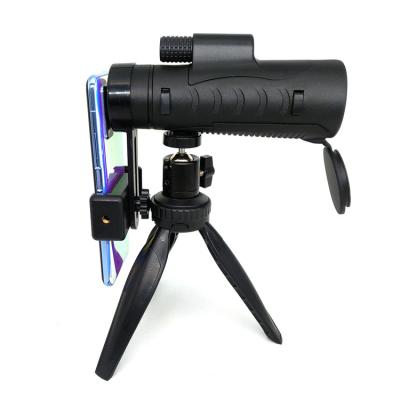 China Wide Angle 10x42 HD Mini Telefone Móvel Telescópio Monocular Para Câmera Móvel à venda