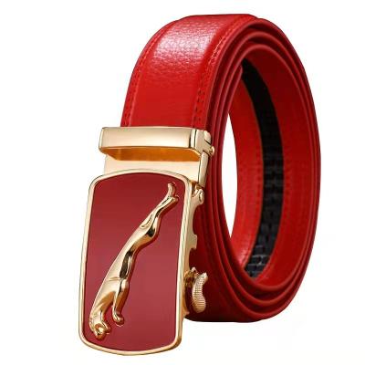 China Luxury Custom Made Mens Genuine Leather Laser Logo Fashion Genuine Leather Belts Gold Stainless Steel Belt Buckle With High Quality for sale