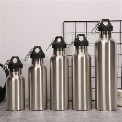 China Double Wall 350ml/500ml/600ml/750ml/1000ml Thermal Stocked Vacuum Flask Insulated Outdoor Sports Drink 18/8 Stainless Steel Water Bottle for sale