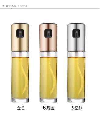 China Viable BBQ Cooking Tools Glass Olive Oil Spray Bottle Pump Sprayer Oil Dispenser Kitchen Cookware for sale