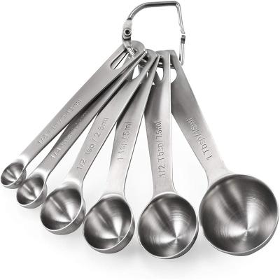 China Amazon Sustainable Hot Selling Measuring Tools Stainless Steel Baking Doser Set With Scale For Kitchen Accessories for sale