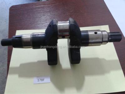 China Forged or casting popular! 178F crankshaft for machinery parts and diesel engine spare parts for sale