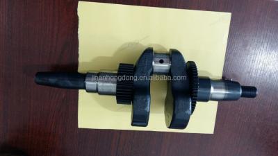 China 186F forged or casting crankshaft with gears for machinery parts and diesel engine spare parts for sale