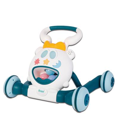 China Musical Plastic 3 in 1 Baby Walker Multiple Function Handheld Activity Twist Rolls Learn Walk Folding Baby Walker with Music for 18M for sale