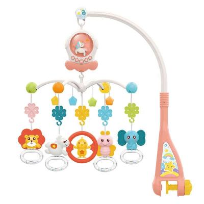 China Multifunctional Music Musical Battery Operated Plastic Bedside Bedside Bell Baby Mobiles with Light Music for sale