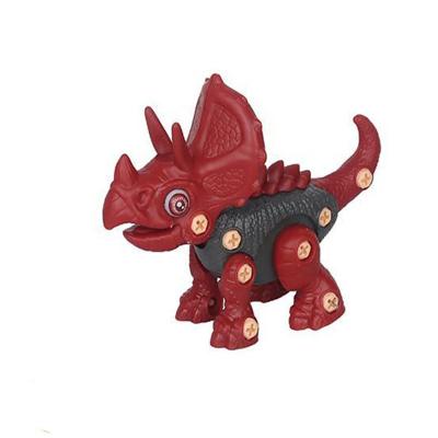 China Educational DIY Take Blocks Apart Dinosaur Triceratops Assembly Model Toy for Boys 20*18.5*11cm for sale