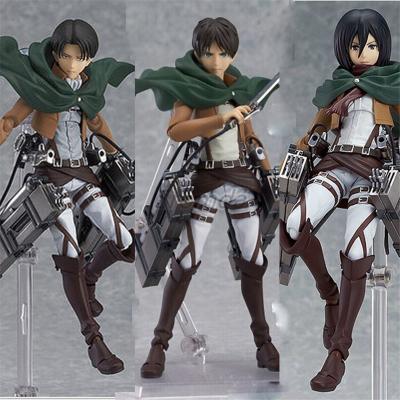 China Cartoon Toy Japanese Anime Attack On Titan Stock Number Anime Figures Price PVC Figure Dolls Cheap for sale