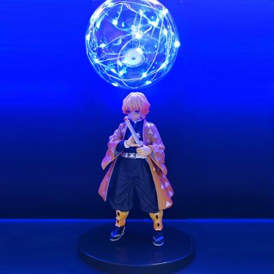 China New Arrival Hot Selling 15cm Cartoon Toy Demon Slayer Led Table Lamp Anime Night Light Decorative Led Light for sale