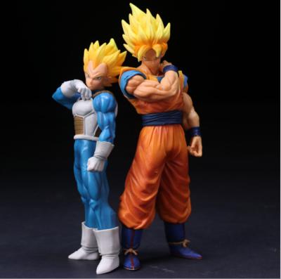 China Japan Anime PINYU Saiyan Son Goku Dragon Ball Z DBZ Super Building Goku Figure Vegeta Japanese Action Number for sale