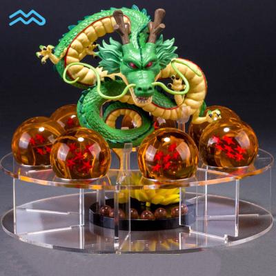 China Cartoon Toy Custom Seven Resin Star Ball Figuras PVC Dragon Ball Z Action Figure Set Model Toys With Acrylic Stand for sale