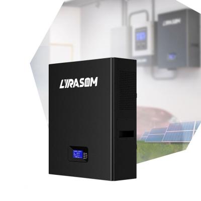 China Home Appliances Customized Lyrasom Lifepo4 Batterie 100ah 150ah 200ah 51.2V for 48V Power Wall 5KW System With Grade A Cell for sale