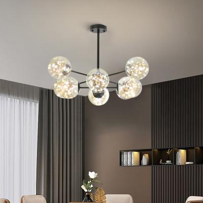 China Not Just Lamp But Nordic Modern Stepless Art Dimming Crystal Gold Kitchen Led Chandeliers Pendant Light for sale