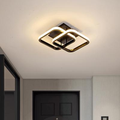 China Nordic New Design High Grade LED Single Iron Acrylic For Home Outdoor Mounted Led Ceiling Light for sale