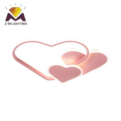 China New Chinese Simple Modern Home Loving Heart High Grade Decorative Led Ceiling Lamp 37W Decorative Led Lamp for sale