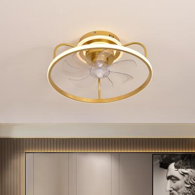 China High grade promotional sale fashion decoration gold restaurant indoor modern LED ceiling light for sale