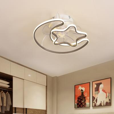 China High Grade Minimalist Simple LED Hotel Bedroom Home Use With Fan Led Ceiling Lamps for sale