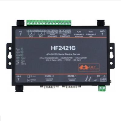 China Industry IoT Auto System HF2421G 4G DTU RTU GPS GNSS BD Router Positioning Device Dual Port Serial Server 3G GPRS Network Converter Industry IoT M2M for sale