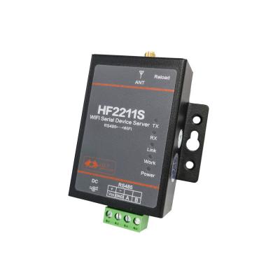 China Auto System HF2211S Small Size Industry Serial IoT RS485 Industrial Modbus to WiFi Converter TCP IP Telnet Modbus Server DTU Serial Industry IoT M2M for sale