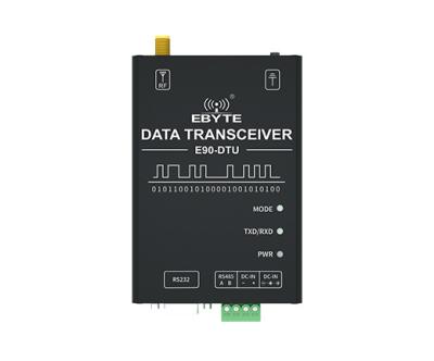 China IoT E90-DTU (400SL22P) LoRa long range communication lora pass RS232/RS485 wireless lora transceiver modem for sale