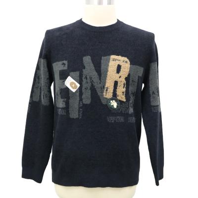 China 12GGBlack Men's Monogram Fashion Design Crewneck Sweater Custom Knitted Long Sleeve Sweater For Men for sale