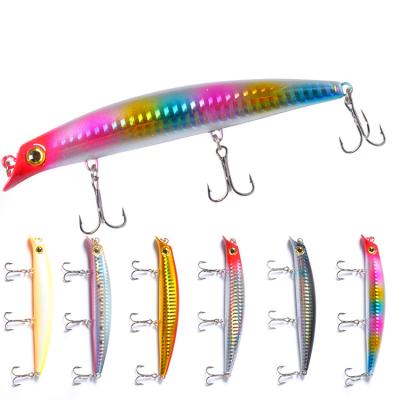 China For PESCA 15g 120mm Big Minnow Freshwater Deep Diving Freshwater Minnow Lure Saltwater Trolling Bait for sale