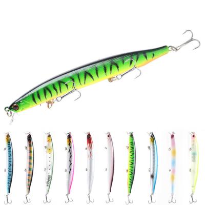 China For Saltwater PESCA Fishing Tackle 20g 135mm Freshwater Artificial Deep Diving New Long Lip Lure 3D Fishing Eyes Minnow Lure For Lures Trolling Ba for sale