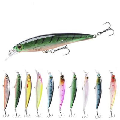 China For Peche Freshwater Saltwater 10colors Minnow Baits PESCA Wobbler Lure Fishing Tackle Carp Fishing Lures for sale