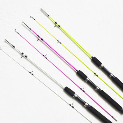 China High Quality Portable Factory Size And Cheap Wholesale 2 Section Fiberglass Carp Ultra Light Bass Fishing Rod for sale