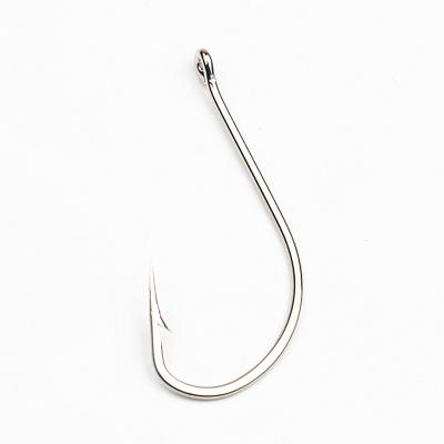 China Wholesale Large Set Strong High Carbon Steel Saltwater Hooks 14#-32# Single Hoop Catfish Tackle Mustad Hooks Circle for sale