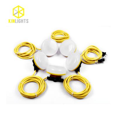 China ABS & PC Kinlights IP66 5000K Three Year Warranty 50ft High Quality 65w Construction 65w Temporary LED String Work Light for sale