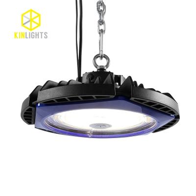 China New Design IP65 IK08 200W Graphene Warehouse Waterproof UFO High Bay Lights Led Fixture For Warehouse for sale