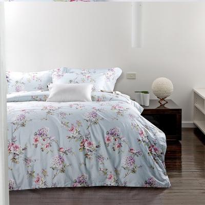 China 100%Cotton Natural Twill Flower Bed Set Bedding Sheet Duvet Cover for sale