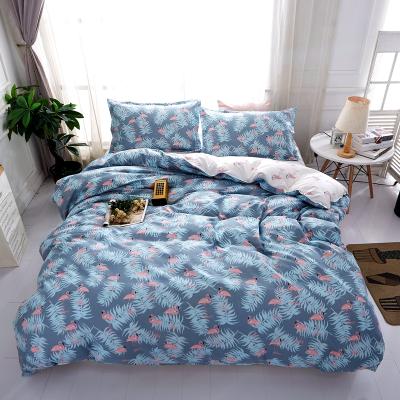 China 100% Percale Printed Polyester Bedding Sets Plain Flat Sheet Set for sale