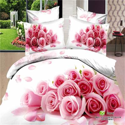 China Luxurious Flower 3d Bedding Sets Cheap Comforter Sets Pictures Fashion Beding Set 3d Printed for sale