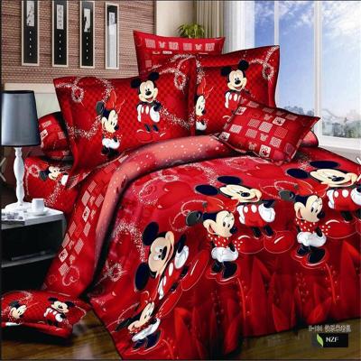 China Single wholesale 3d bedding sets custom 100% cotton 3d bedding set for sale