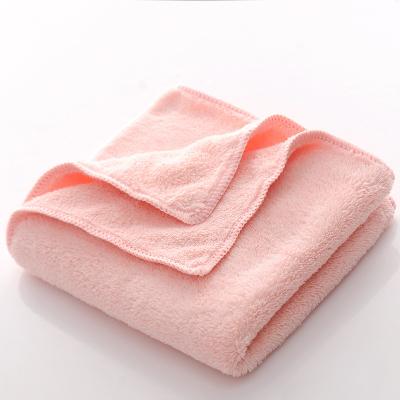 China Adult 70x140 Microfiber Coral Fleece Bath Towel Gift Oversized Set Quick Dry Soft Absorbent Custom Made Safe For Kids for sale