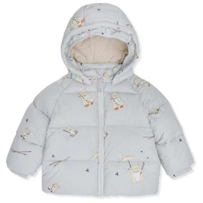 China Leesourcing Anti-wrinkle Customized Winter Down Coats Kid Thickened Children Down Jacket Children One Piece for sale