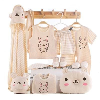 China Wholesale Cotton Newborn Baby Short Sleeve Boy Clothes Clothing Gift Sets Romper Pants for sale