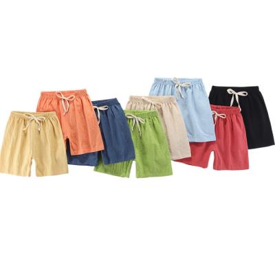 China Newest Summer Breathable Boy Cotton Beach Shorts for sale