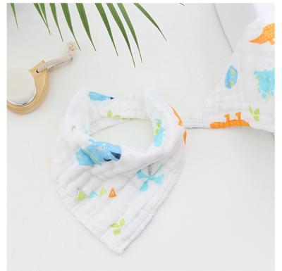 China Leesourcing Best Price New Fashion Cotton Baby Antibacterial Feeding Bibs for sale