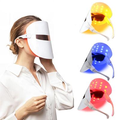 China Dye Removal Factory Custom 3 Colors LED Phototherapy Beauty Mask PDT LED Facial Machine Led Mask for sale